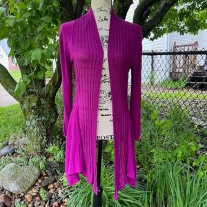 AVA SWEATER WRAP FUSCHIA SIZE MEDIUM